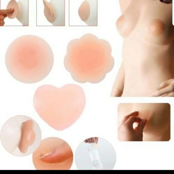 1pairs Self Adhesive SILICONE NIPPlE COVERS - Picture 3 of 5